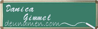 Danica Gimmel Visitenkarte